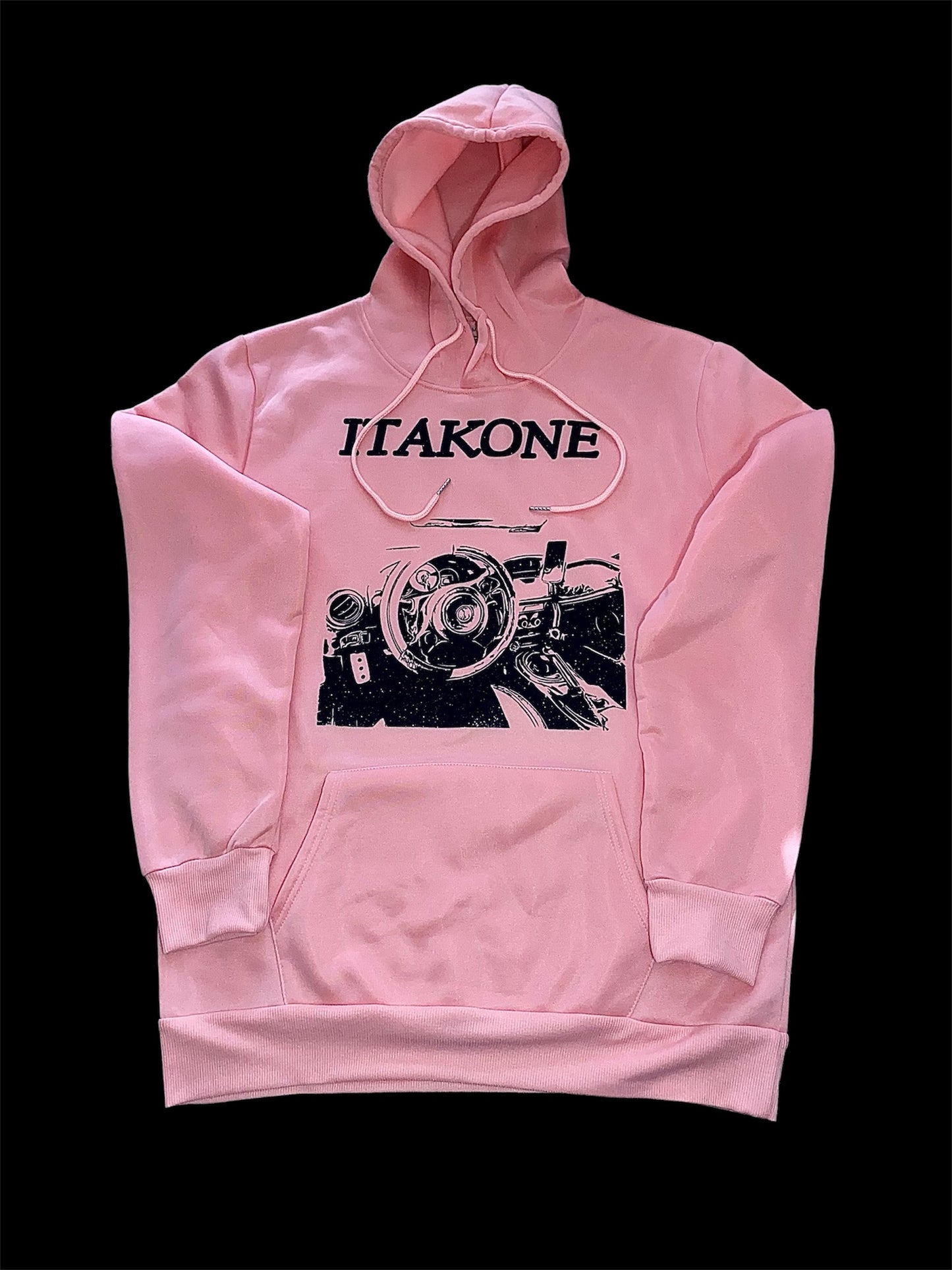 Premium - Pink & Midnight Black JDM Interior Hoodie