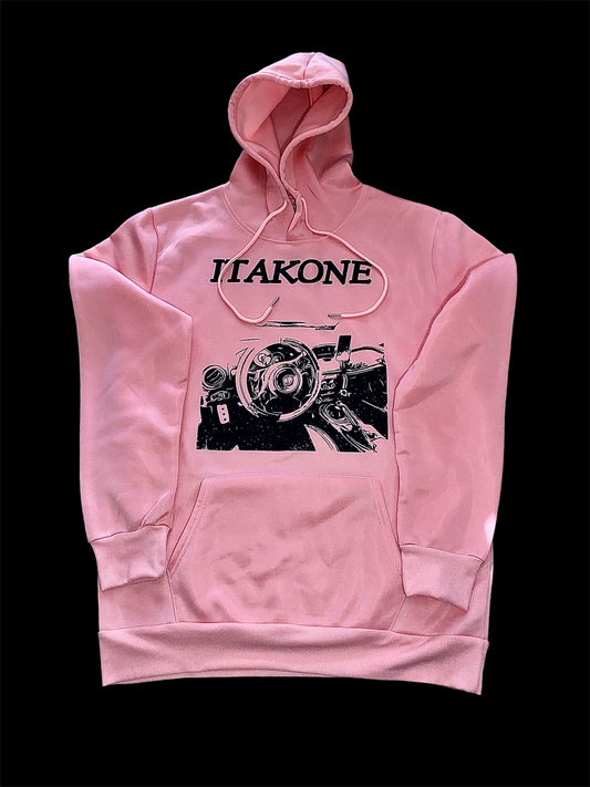 Premium - Pink & Midnight Black JDM Interior Hoodie