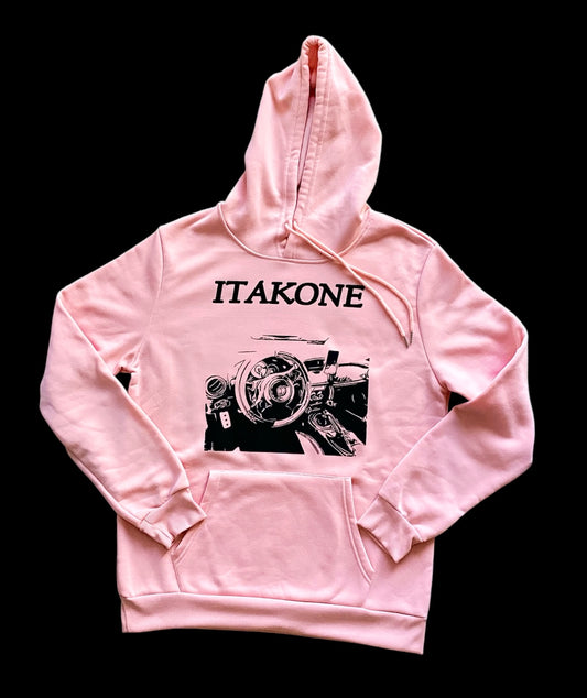 Pink & Black JDM Interior Hoodie