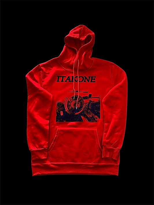 Premium - Red & Midnight Black JDM Interior Hoodie